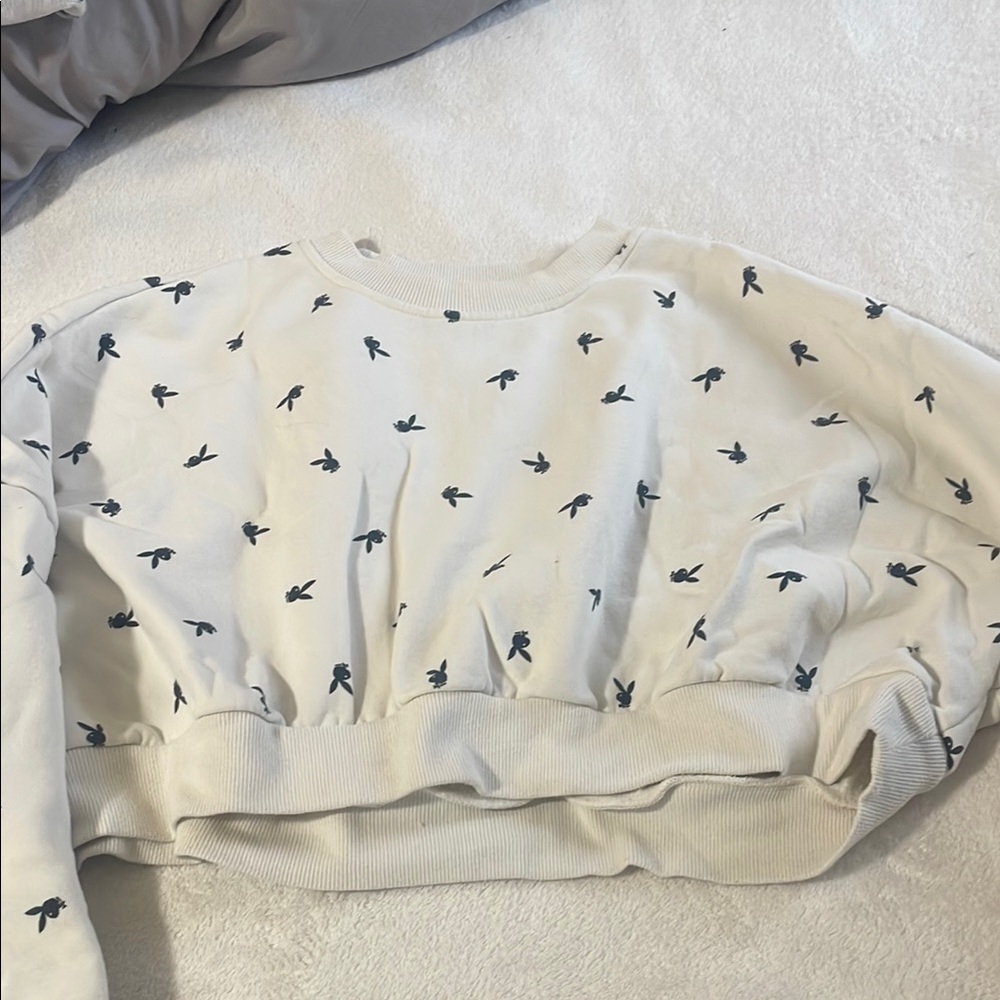 Playboy Sweatshirt cropped size M